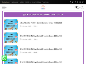 'ilkokulevim.com' screenshot