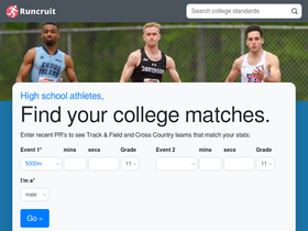 'runcruit.com' screenshot