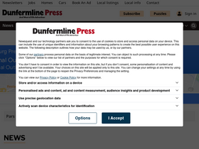 'dunfermlinepress.com' screenshot