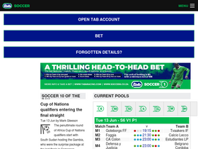 'soccer6.co.za' screenshot