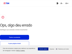 'lojavirtualtim.com.br' screenshot