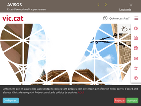 'vic.cat' screenshot