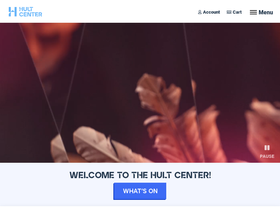 'hultcenter.org' screenshot