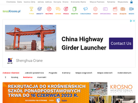 'terazkrosno.pl' screenshot