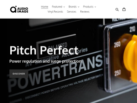 audioimagehifi.com homepage screenshot