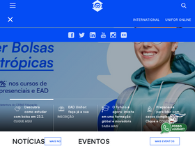 'unifor.br' screenshot