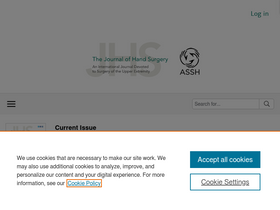 'jhandsurg.org' screenshot