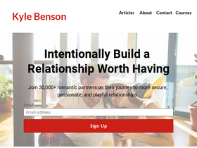 'kylebenson.net' screenshot