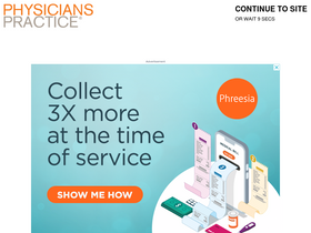 'physicianspractice.com' screenshot