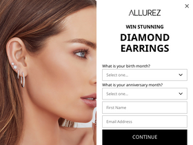 'allurez.com' screenshot