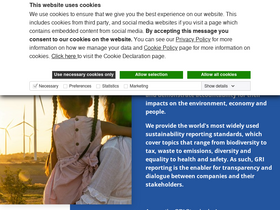 'globalreporting.org' screenshot