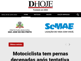 'dhojeinterior.com.br' screenshot