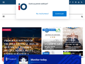 'infooradea.ro' screenshot