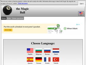'm8ball.com' screenshot