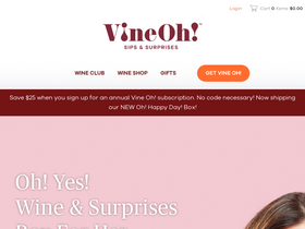 vineoh.com website screenshot