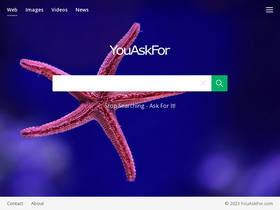 'youaskfor.com' screenshot