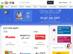 'gyftr.com' screenshot