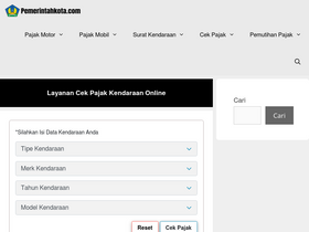 'pemerintahkota.com' screenshot