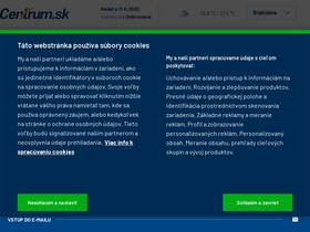 'pmail.centrum.sk' screenshot