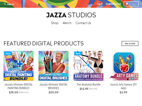 'jazzastudios.com' screenshot