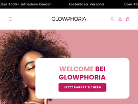 Glowphoria homepage screenshot