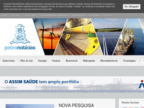 'petronoticias.com.br' screenshot