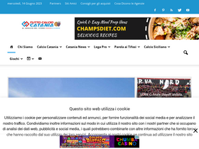 'tuttocalciocatania.com' screenshot