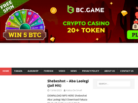 'fakazamusic.co' screenshot