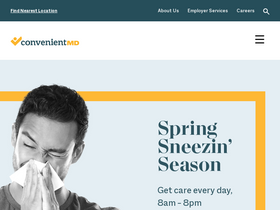 'convenientmd.com' screenshot