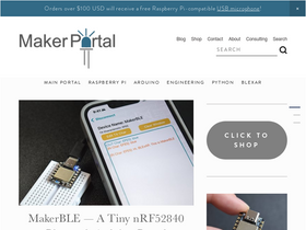 'makersportal.com' screenshot