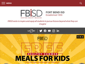 'fortbendisd.com' screenshot