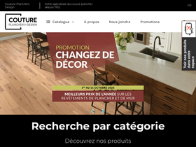 coutureplanchersdesign.com homepage screenshot