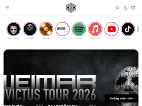 Weimar Shop homepage screenshot