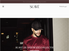 Suavé Official homepage screenshot