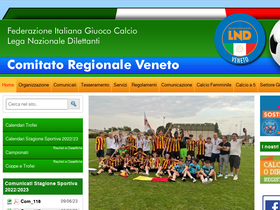 'figcvenetocalcio.it' screenshot