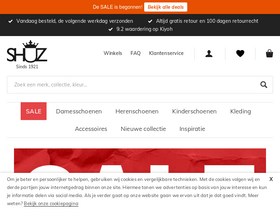 'shuz.nl' screenshot