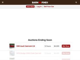 'barnfinds.com' screenshot