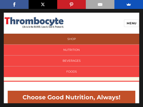 'thrombocyte.com' screenshot