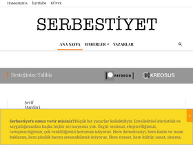 'serbestiyet.com' screenshot