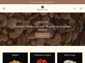 Exotic Mix Torvehallerne homepage screenshot