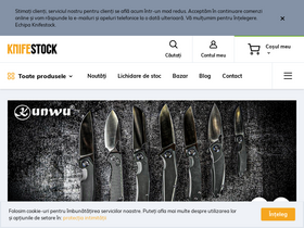 'knifestock.ro' screenshot