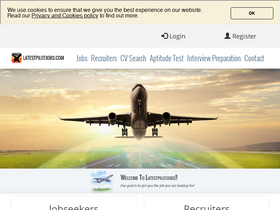 'latestpilotjobs.com' screenshot