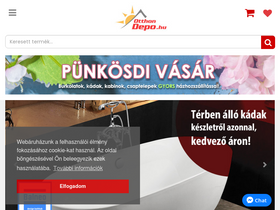 'otthondepo.hu' screenshot
