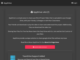 'appdrive.pro' screenshot