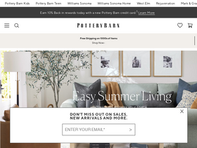 Pottery barn store annual sales