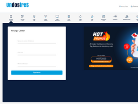 'undostres.com.mx' screenshot