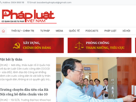 'baophapluat.vn' screenshot