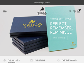 marcobattuta.com homepage screenshot