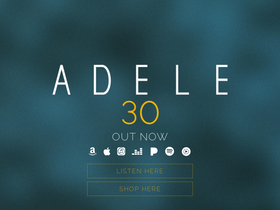 'adele.com' screenshot