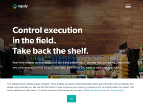 'repsly.com' screenshot